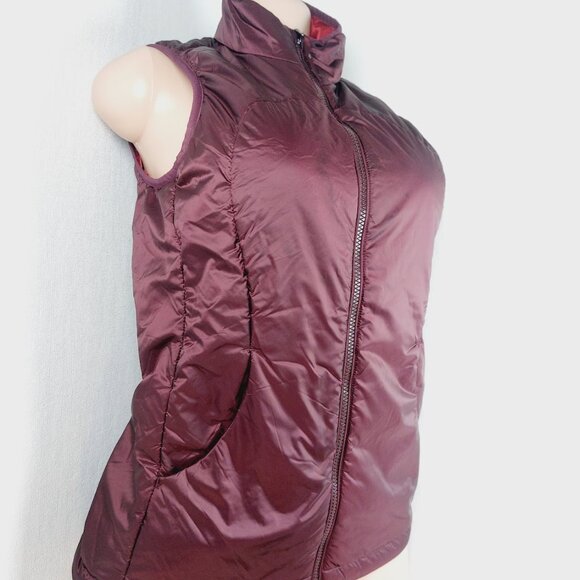 Lululemon Women's Pep Red Layer Up Sleeveless Thermal Puffer Vest Size 6 - Picture 5 of 15